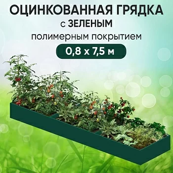 Грядка зеленая (0,8 х 7,5)